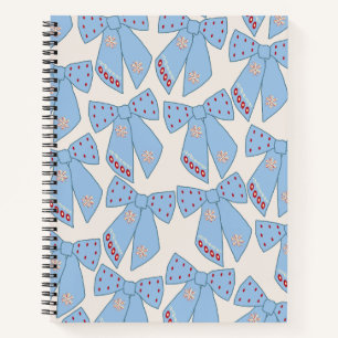 Cuaderno Coquette Blue Bows