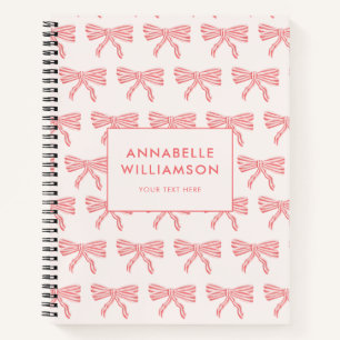 Cuaderno Coquette Bow Rubor Pink