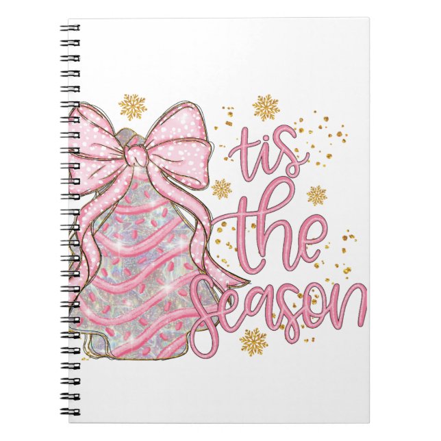 Cuaderno Coquette Christmas Tree Cake esta temporada (Frente)