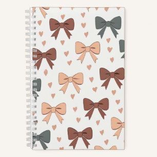 Cuaderno Coquette Daily Journal "Bows & Hearts"