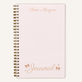 Cuaderno Coquette Journal Pink