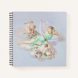 Cuaderno Coquette Pastel Angel Clouds