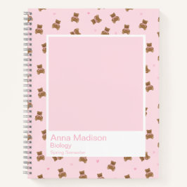 Cuaderno Coquette Teddy Bears Notebook