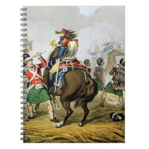 Cuaderno Coraceros franceses en la batalla de Waterloo,