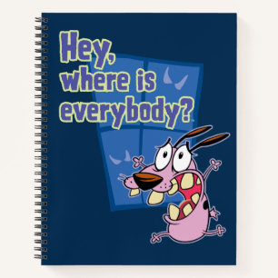 Cuaderno Coraje al perro cobarde ¿Dónde están todos?
