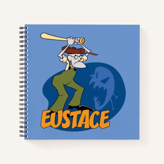 Cuaderno Coraje al perro cobarde | Gráfico Eustace (Anverso)