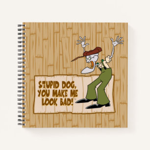 Cuaderno Coraje al perro cobarde Me Haces Parecer Malo!