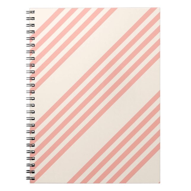 Cuaderno Coral and beige five stripe pattern (Frente)