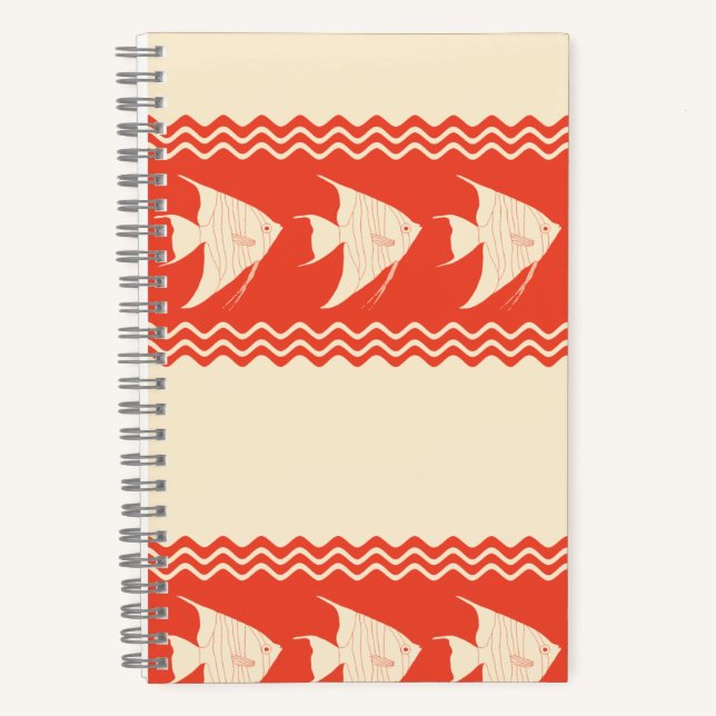 Cuaderno Coral Coastal Angelfish Stripes (Anverso)