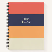 Coral de banda horizontal de bloques de color y Ga