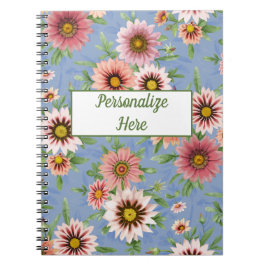 Cuaderno Coral Pink Daisy Floral