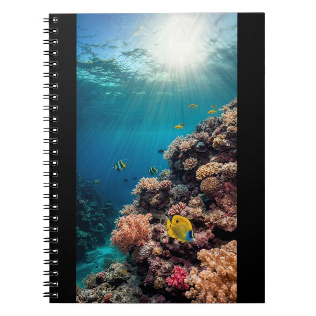 Cuaderno Coral Reef Underwater (Frente)