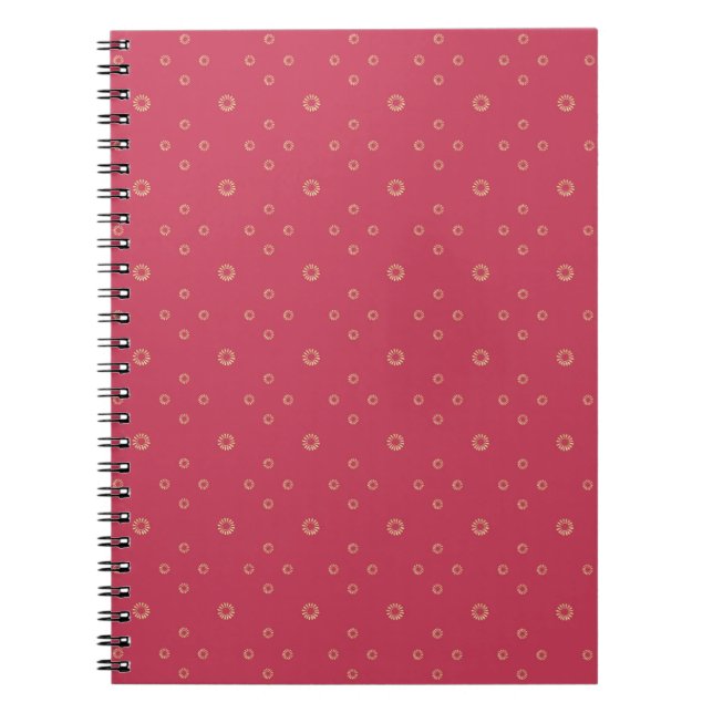 Cuaderno Coral | Zinnia Dorada Sol (Frente)