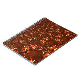 Cuaderno Corales marrones brillantes y similares al relieve