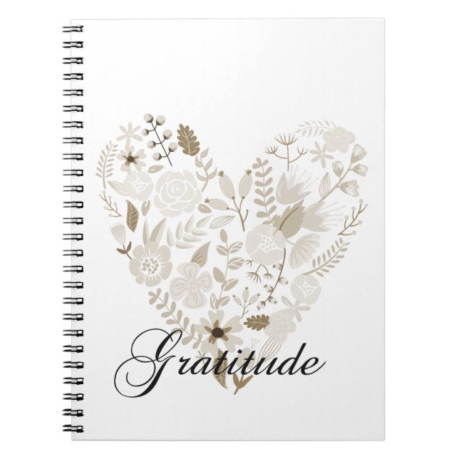 Cuaderno Corazón agradecido (Frente)