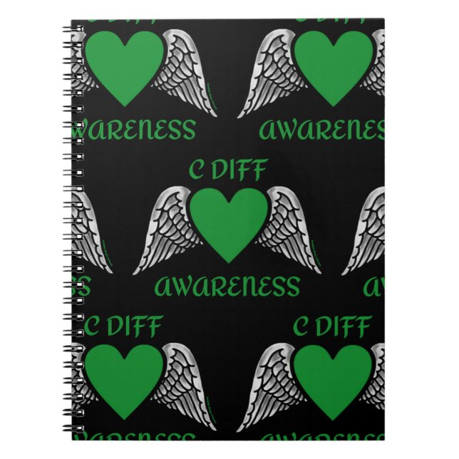 Cuaderno Corazón/Alas...C Diff Notebook (Frente)