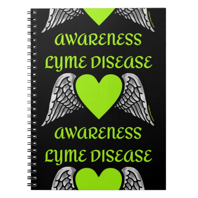 Cuaderno Corazón/Alas...Lyme Notebook (Frente)