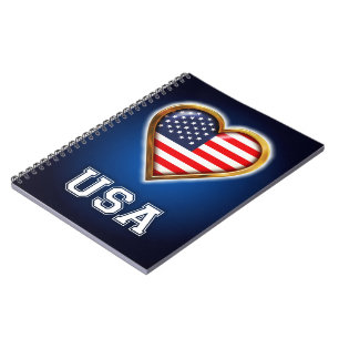 Cuaderno Corazón americano