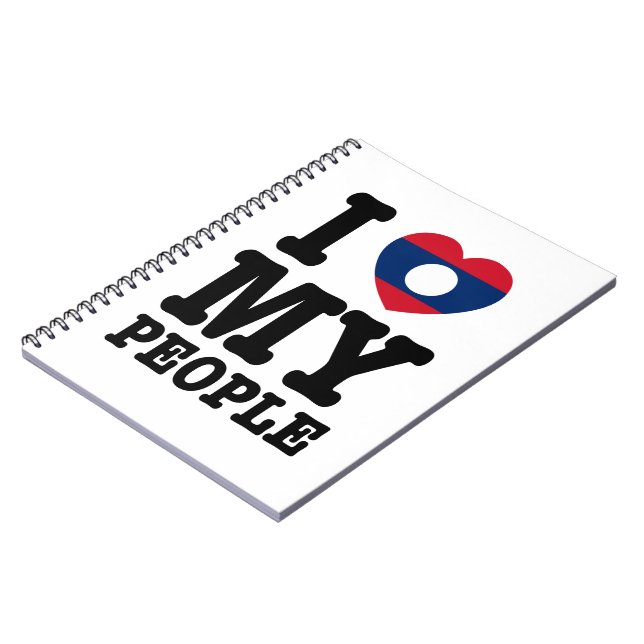 Cuaderno Corazón (amor) Mi pueblo lao (Lado Izquierdo)