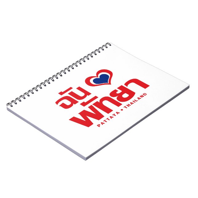 Cuaderno Corazón (amor) Pattaya + Chonburi Este de Tailandi (Lado Izquierdo)