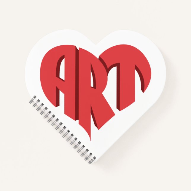 Cuaderno Corazón artístico (Anverso)