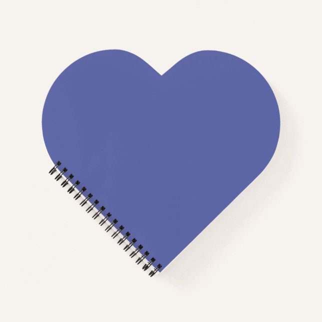 Cuaderno Corazón Azul de Cachemira (Anverso)