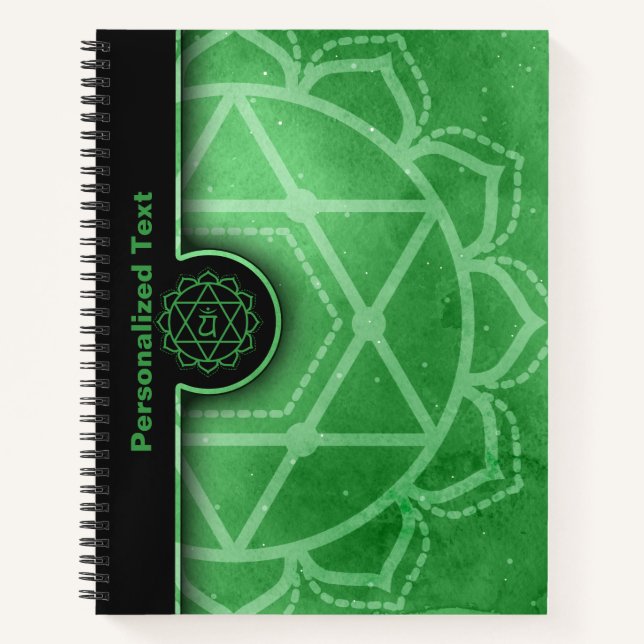 Cuaderno Corazón Chakra Anahata Sanación energética (Anverso)