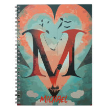 Corazón con la letra M