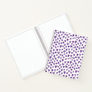 Cuaderno Corazón de acuarela