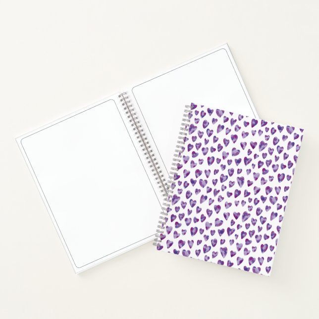 Cuaderno Corazón de acuarela (Interior)
