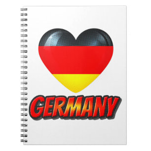 Cuaderno Corazón de Alemania