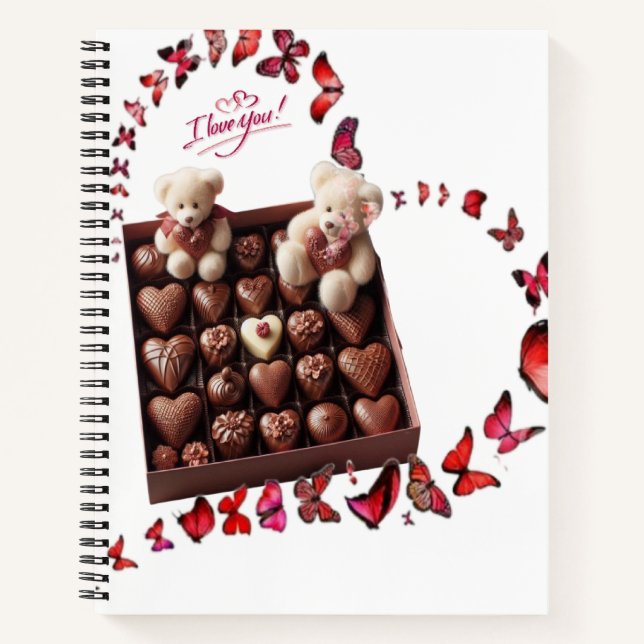 Cuaderno Corazón de amor  (Anverso)