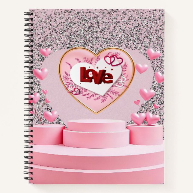 Cuaderno Corazón de amor (Anverso)