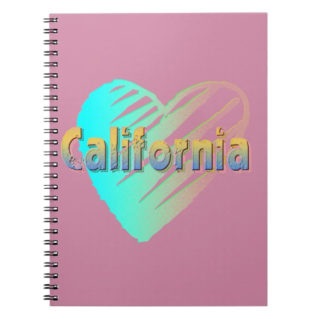 Cuaderno Corazón de California (Frente)