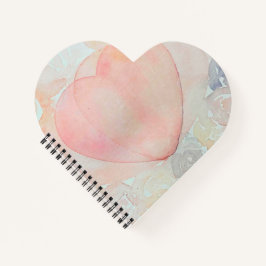 Cuaderno Corazón de diosa pintado a mano