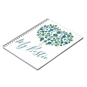 Cuaderno Corazón de Flor