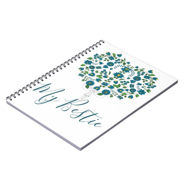 Cuaderno Corazón de Flor (Lado Izquierdo)