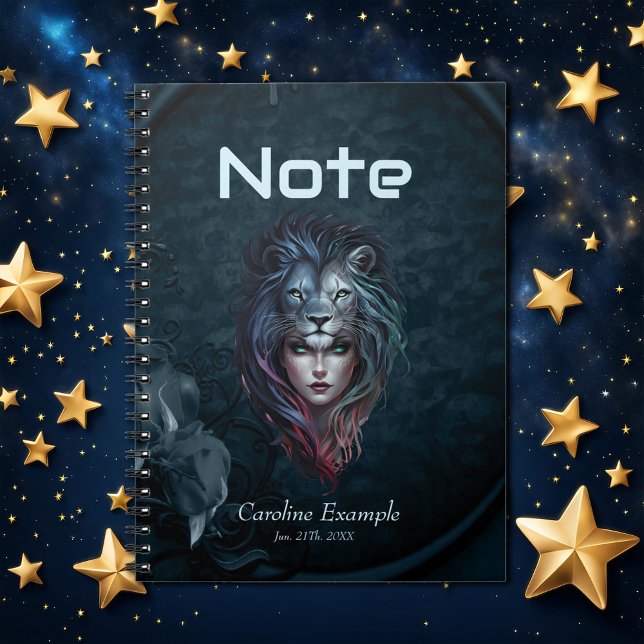 Cuaderno Corazón de león y fuerza femenina (Subido por el creador)