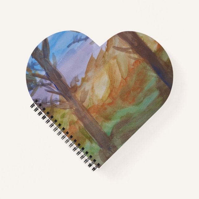 Cuaderno Corazón de los Árboles del Sol (Anverso)