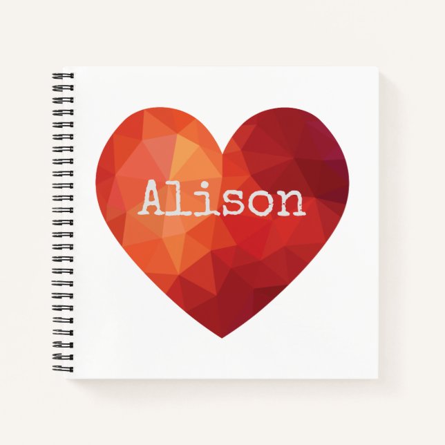 Cuaderno Corazón de marea roja (Anverso)