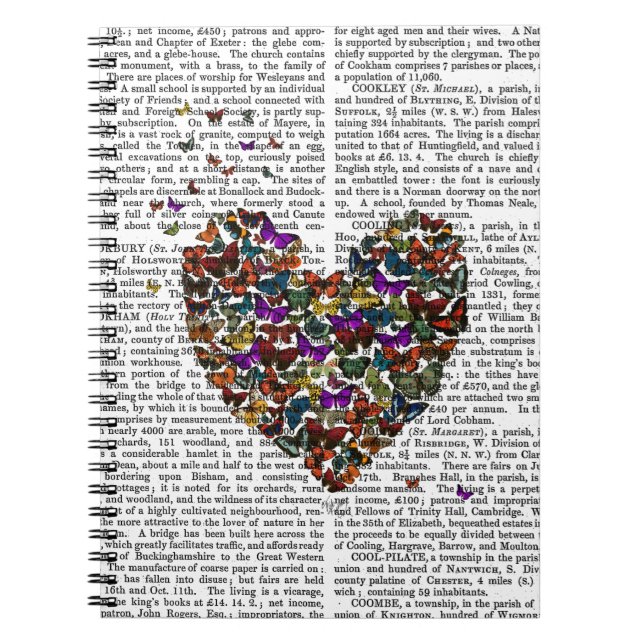 Cuaderno Corazón de mariposa (Frente)