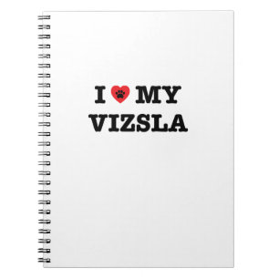 Cuaderno Corazón de mi Vizsla