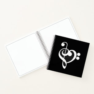 Cuaderno Corazón de Música - Amo la Música