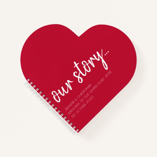 Cuaderno Corazón de nuestra historia Recuerdos Parejas Keep (Anverso)