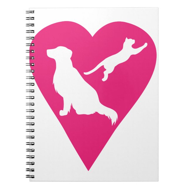 Cuaderno Corazón de perro y gato (Frente)