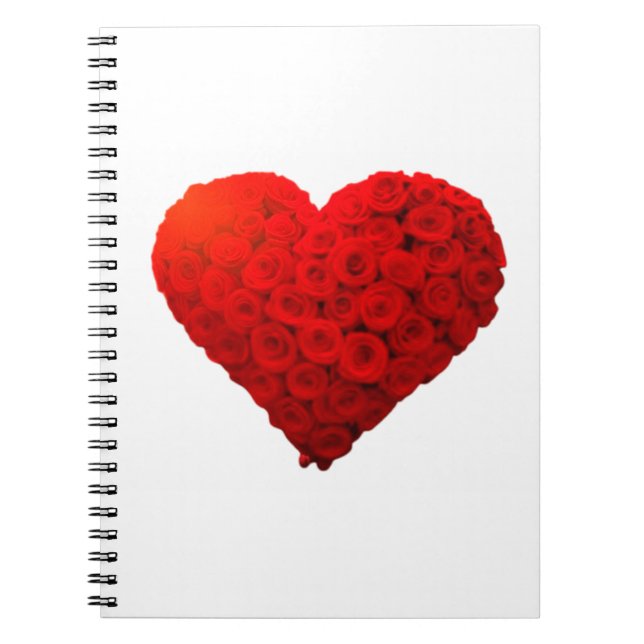 CUADERNO CORAZÓN DE ROSAS (Frente)