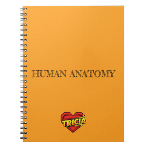 Cuaderno Corazón de Tricia Naranja