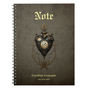 Cuaderno Corazón de vapor,