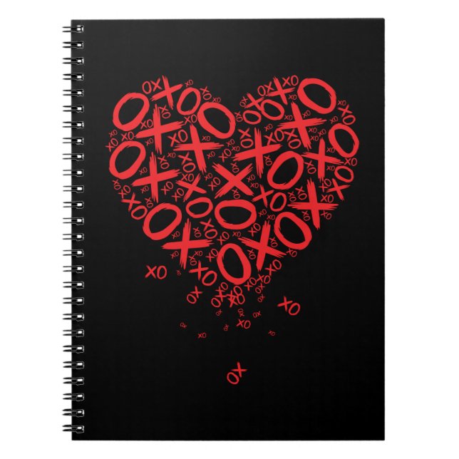 Cuaderno Corazón de XOXO (Frente)