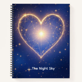 Cuaderno Corazón del cielo nocturno